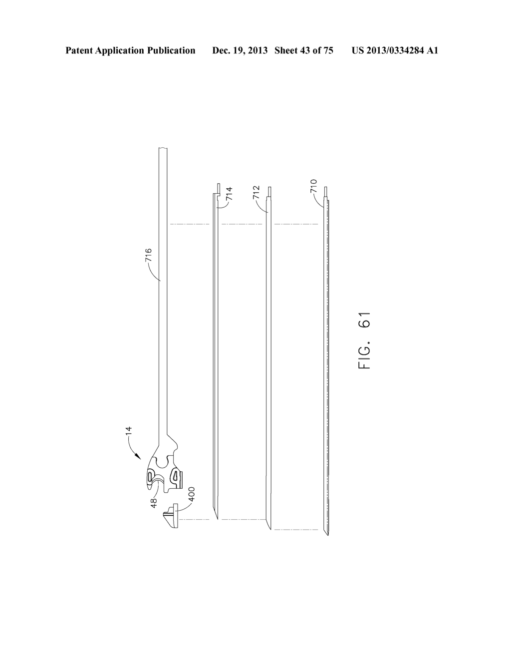 FASTENER CARTRIDGE ASSEMBLY COMPRISING A FIXED ANVIL AND DIFFERENT STAPLE     HEIGHTS - diagram, schematic, and image 44