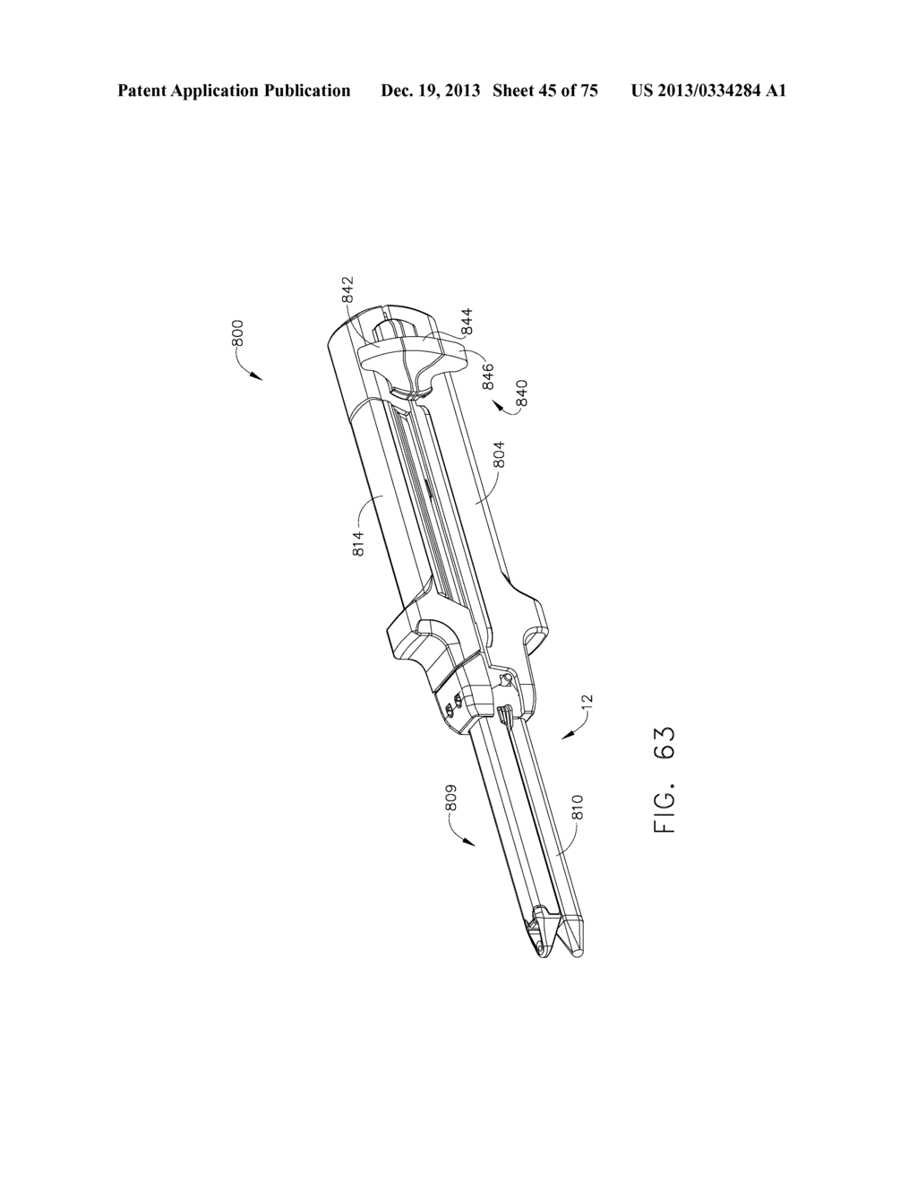 FASTENER CARTRIDGE ASSEMBLY COMPRISING A FIXED ANVIL AND DIFFERENT STAPLE     HEIGHTS - diagram, schematic, and image 46