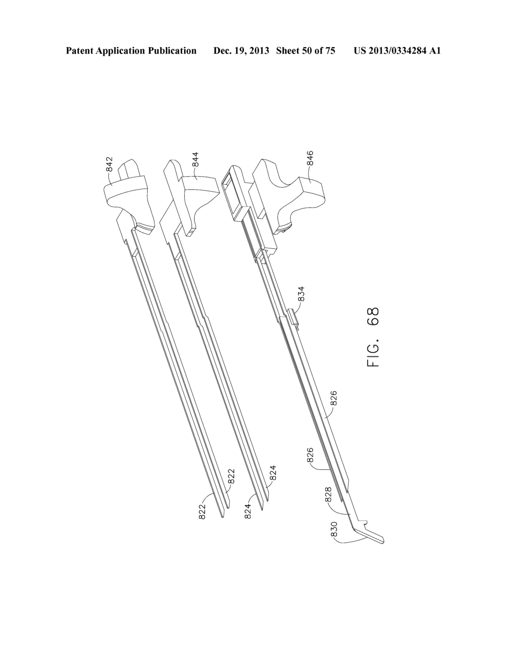 FASTENER CARTRIDGE ASSEMBLY COMPRISING A FIXED ANVIL AND DIFFERENT STAPLE     HEIGHTS - diagram, schematic, and image 51