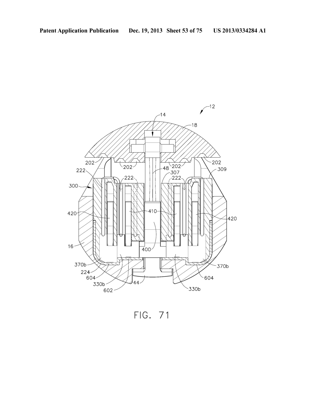 FASTENER CARTRIDGE ASSEMBLY COMPRISING A FIXED ANVIL AND DIFFERENT STAPLE     HEIGHTS - diagram, schematic, and image 54