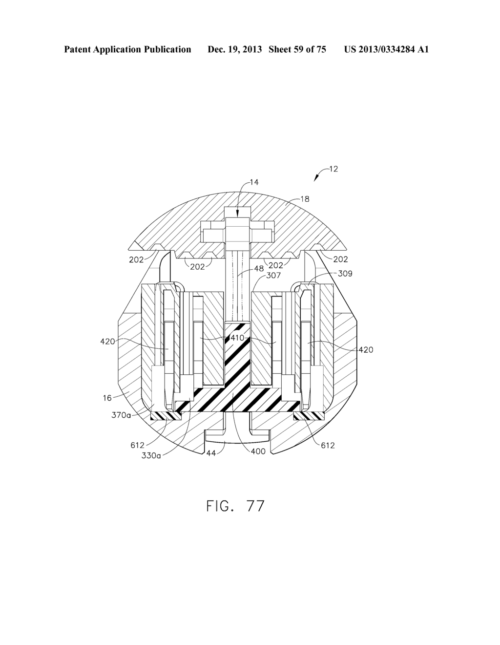 FASTENER CARTRIDGE ASSEMBLY COMPRISING A FIXED ANVIL AND DIFFERENT STAPLE     HEIGHTS - diagram, schematic, and image 60