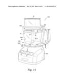 FOOD PROCESSING DEVICE WITH AN EXTERNALLY OPERATED ADJUSTMENT MECHANISM diagram and image