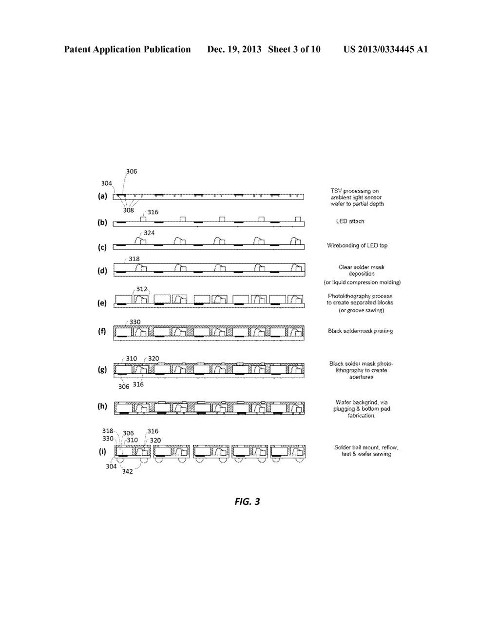 WAFER LEVEL OPTOELECTRONIC DEVICE PACKAGES AND METHODS FOR MAKING THE SAME - diagram, schematic, and image 04