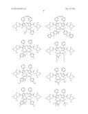 CURABLE COLORED COMPOSITIONS, COLOR FILTERS AND PROCESSES FOR PREPARING     THEM, LIQUID CRYSTAL DISPLAY DEVICES, SOLID-STATE IMAGE SENSORS, AND DYE     COMPOUNDS diagram and image