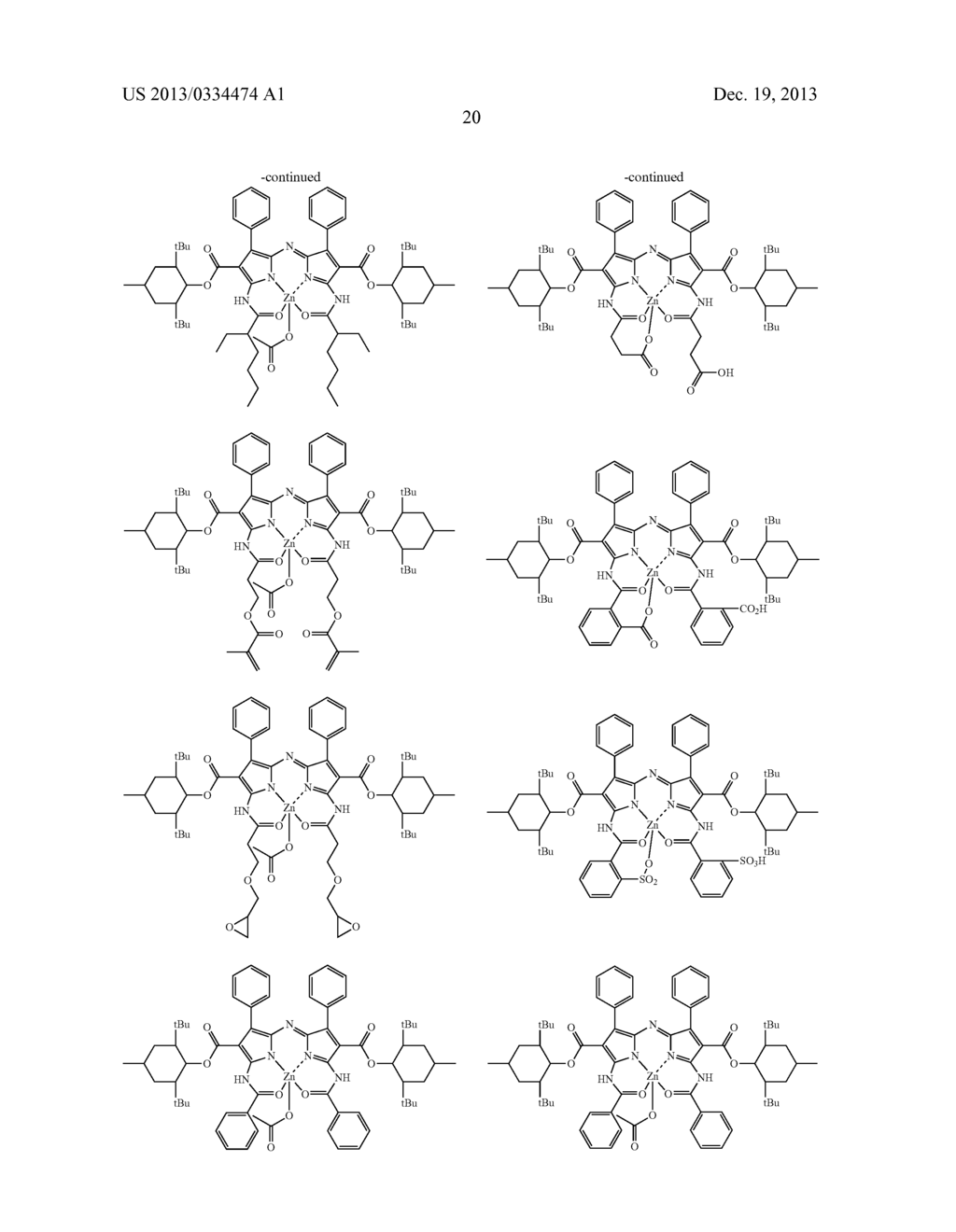 CURABLE COLORED COMPOSITIONS, COLOR FILTERS AND PROCESSES FOR PREPARING     THEM, LIQUID CRYSTAL DISPLAY DEVICES, SOLID-STATE IMAGE SENSORS, AND DYE     COMPOUNDS - diagram, schematic, and image 21