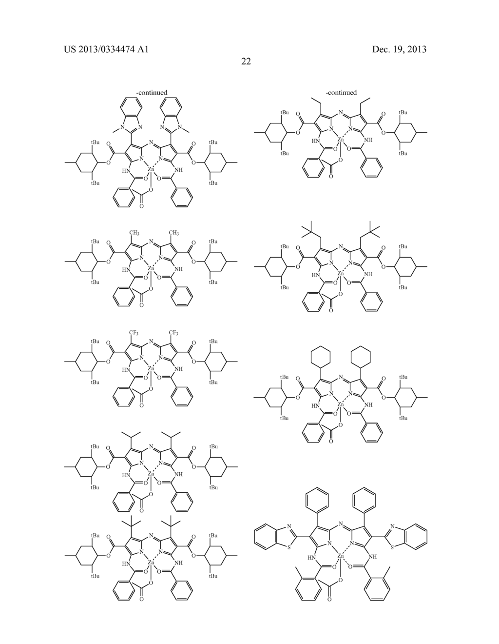 CURABLE COLORED COMPOSITIONS, COLOR FILTERS AND PROCESSES FOR PREPARING     THEM, LIQUID CRYSTAL DISPLAY DEVICES, SOLID-STATE IMAGE SENSORS, AND DYE     COMPOUNDS - diagram, schematic, and image 23