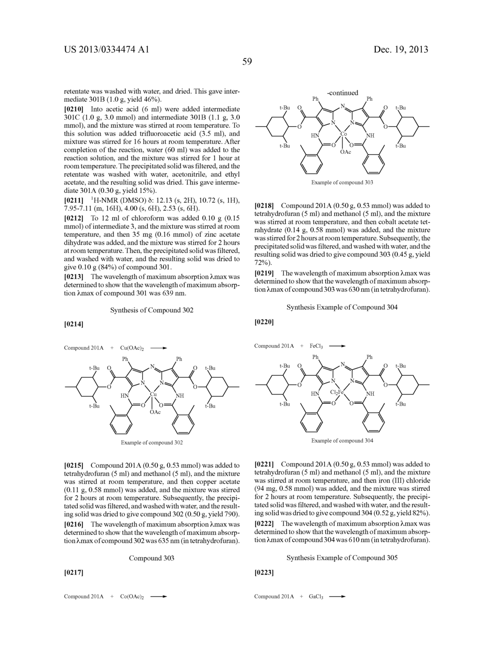 CURABLE COLORED COMPOSITIONS, COLOR FILTERS AND PROCESSES FOR PREPARING     THEM, LIQUID CRYSTAL DISPLAY DEVICES, SOLID-STATE IMAGE SENSORS, AND DYE     COMPOUNDS - diagram, schematic, and image 60