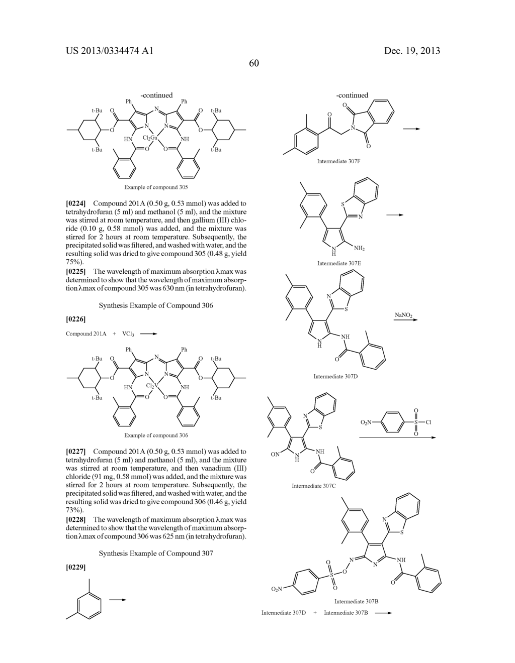 CURABLE COLORED COMPOSITIONS, COLOR FILTERS AND PROCESSES FOR PREPARING     THEM, LIQUID CRYSTAL DISPLAY DEVICES, SOLID-STATE IMAGE SENSORS, AND DYE     COMPOUNDS - diagram, schematic, and image 61