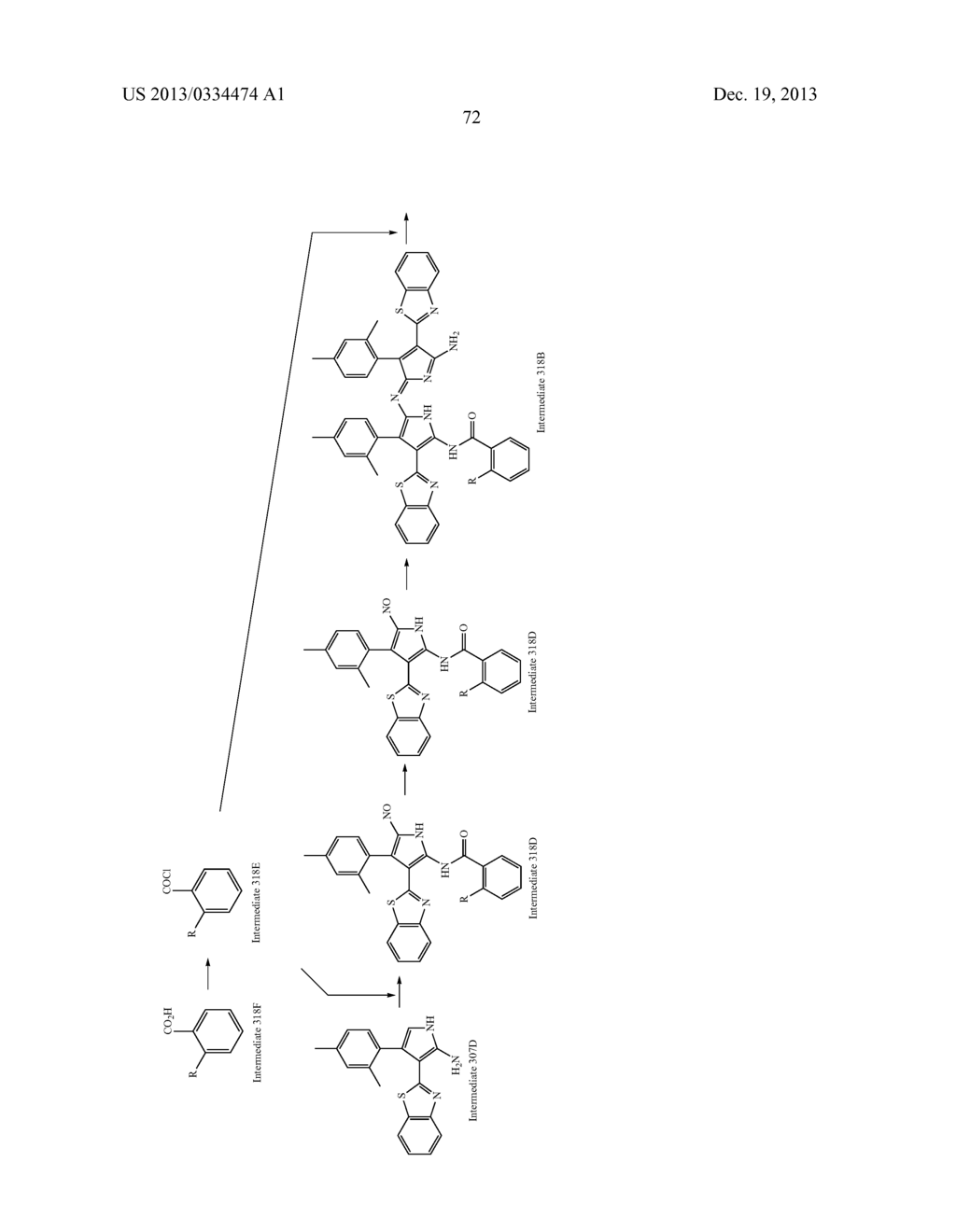 CURABLE COLORED COMPOSITIONS, COLOR FILTERS AND PROCESSES FOR PREPARING     THEM, LIQUID CRYSTAL DISPLAY DEVICES, SOLID-STATE IMAGE SENSORS, AND DYE     COMPOUNDS - diagram, schematic, and image 73