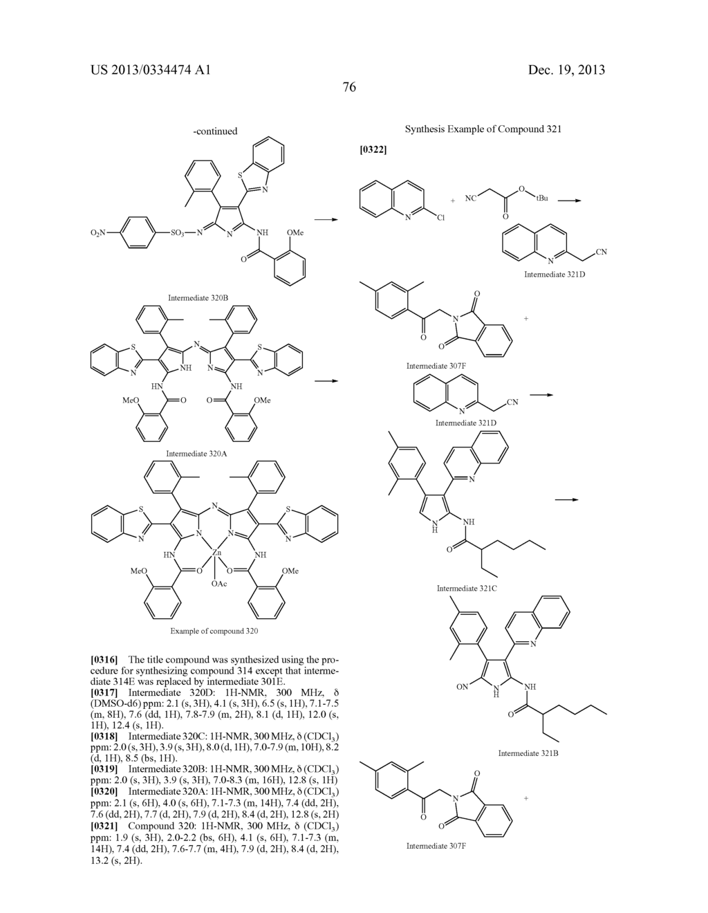 CURABLE COLORED COMPOSITIONS, COLOR FILTERS AND PROCESSES FOR PREPARING     THEM, LIQUID CRYSTAL DISPLAY DEVICES, SOLID-STATE IMAGE SENSORS, AND DYE     COMPOUNDS - diagram, schematic, and image 77