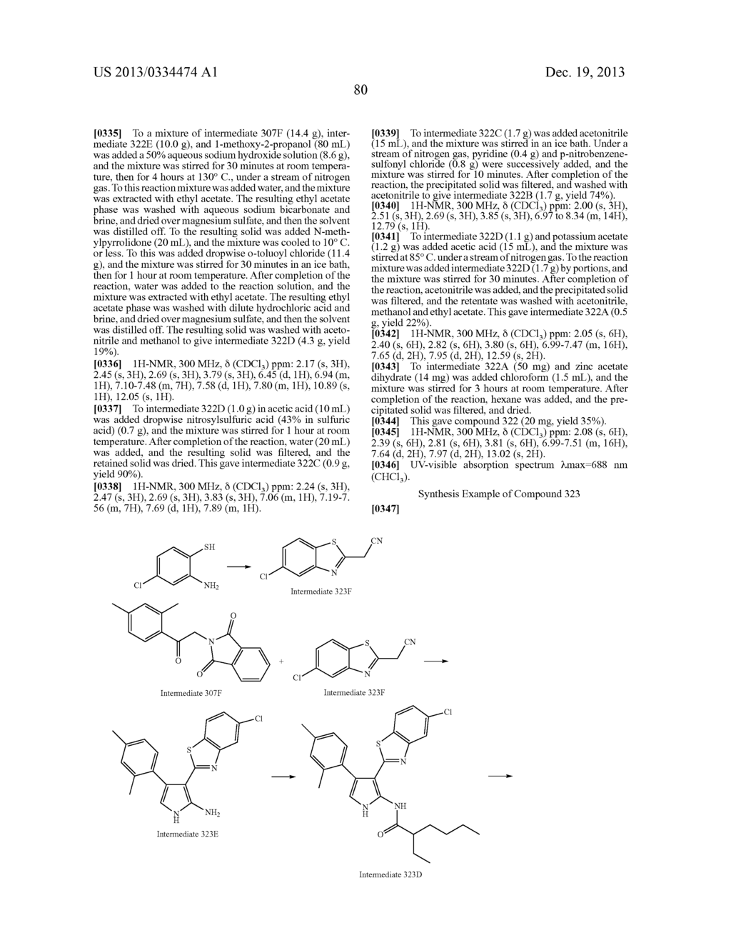 CURABLE COLORED COMPOSITIONS, COLOR FILTERS AND PROCESSES FOR PREPARING     THEM, LIQUID CRYSTAL DISPLAY DEVICES, SOLID-STATE IMAGE SENSORS, AND DYE     COMPOUNDS - diagram, schematic, and image 81