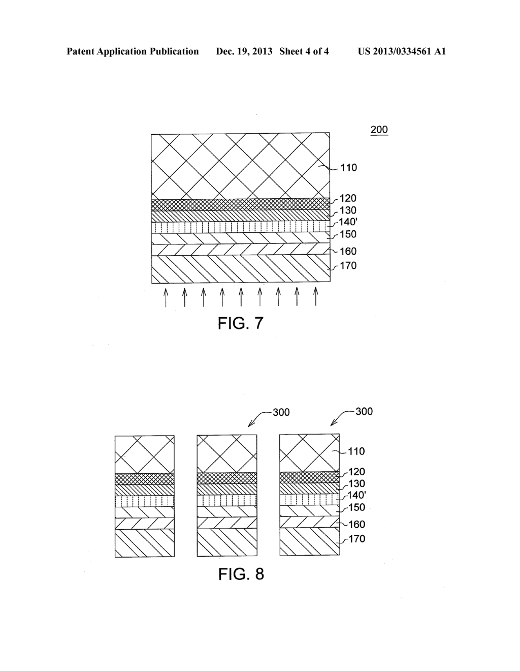 METHOD FOR BONDING LED WAFER, METHOD FOR MANUFACTURING LED CHIP AND     BONDING STRUCTURE - diagram, schematic, and image 05
