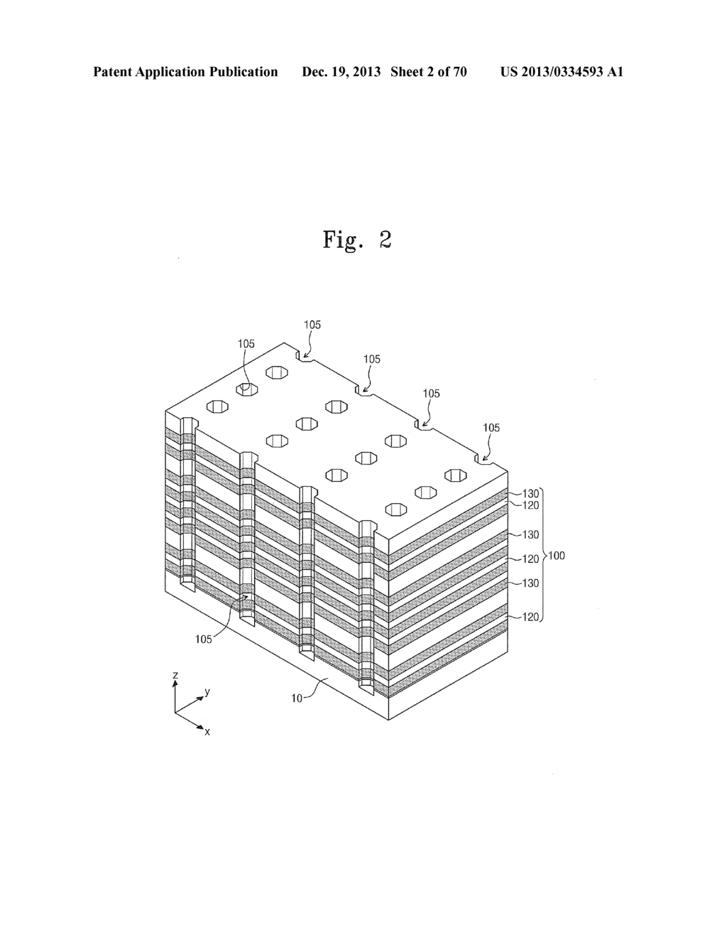 THREE-DIMENSIONAL SEMICONDUCTOR MEMORY DEVICES AND METHODS OF FABRICATING     THE SAME - diagram, schematic, and image 03