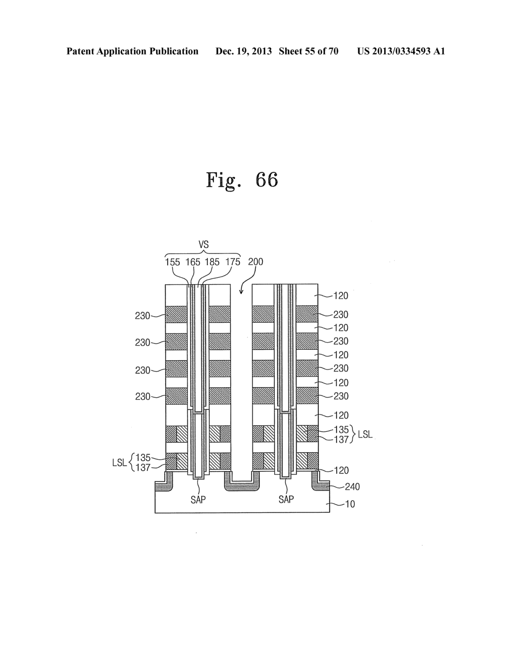 THREE-DIMENSIONAL SEMICONDUCTOR MEMORY DEVICES AND METHODS OF FABRICATING     THE SAME - diagram, schematic, and image 56