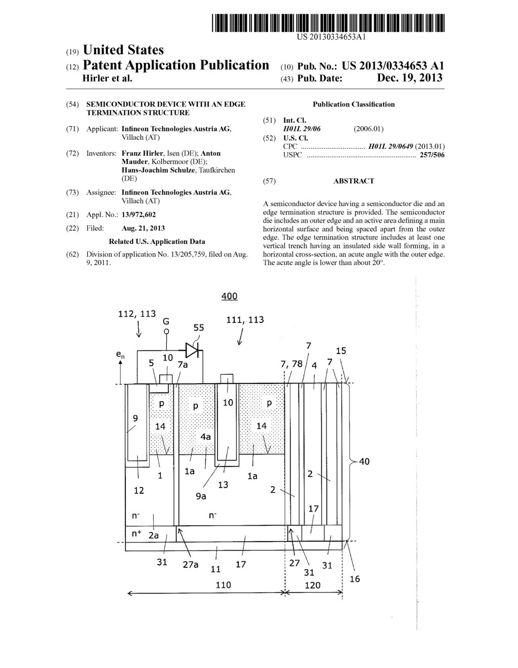 Semiconductor Device with an Edge Termination Structure - diagram, schematic, and image 01