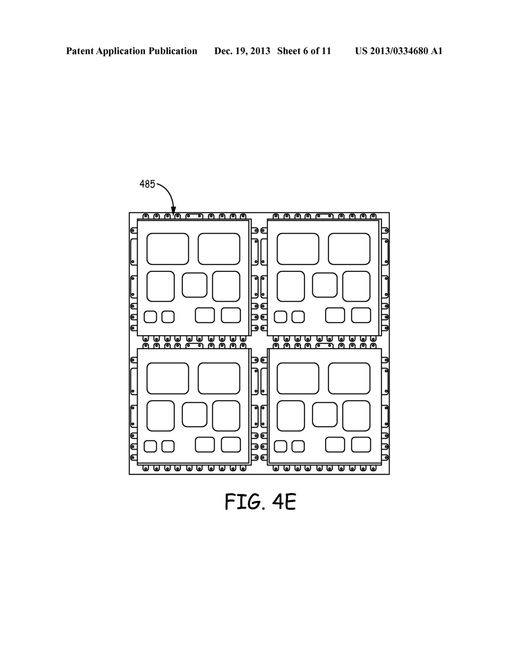 WAFER LEVEL PACKAGES OF HIGH VOLTAGE UNITS FOR IMPLANTABLE MEDICAL DEVICES     AND CORRESPONDING FABRICATION METHODS - diagram, schematic, and image 07