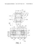 SEMICONDUCTOR PACKAGE STRUCTURE AND METHOD FOR MAKING THE SAME diagram and image