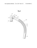 Convolute Tube With Integrated Preformed Angle Fitting diagram and image