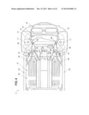 STRUCTURE FOR FRONT OF VEHICLE BODY diagram and image