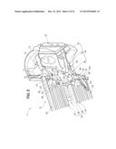 STRUCTURE FOR FRONT OF VEHICLE BODY diagram and image