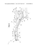 STRUCTURE FOR FRONT OF VEHICLE BODY diagram and image