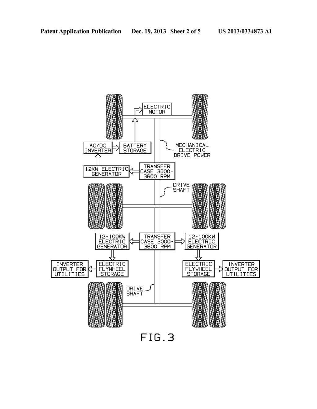 SYSTEM AND METHOD TO RE-USE OR RECYCLE CLEAN ELECTRICITY FROM AN     ELECTRICAL MOTOR - diagram, schematic, and image 03