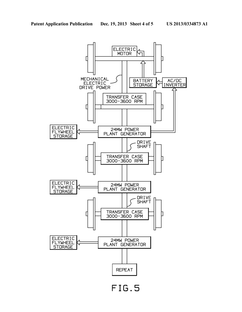 SYSTEM AND METHOD TO RE-USE OR RECYCLE CLEAN ELECTRICITY FROM AN     ELECTRICAL MOTOR - diagram, schematic, and image 05