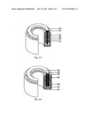 IRONLESS ELECTRICAL MACHINES WITH INTERNAL WATER COOLED WINDING BETWEEN     TWO MAGNET ROWS diagram and image