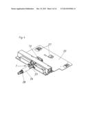 EJECTION DEVICE FOR A MOVABLE FURNITURE PART diagram and image