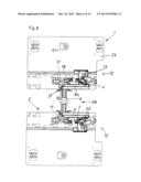 EJECTION DEVICE FOR A MOVABLE FURNITURE PART diagram and image