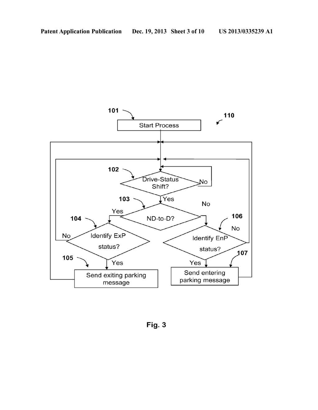 SYSTEM AND METHOD FOR IDENTIFYING PARKING SPACES FOR A COMMUNITY OF USERS - diagram, schematic, and image 04