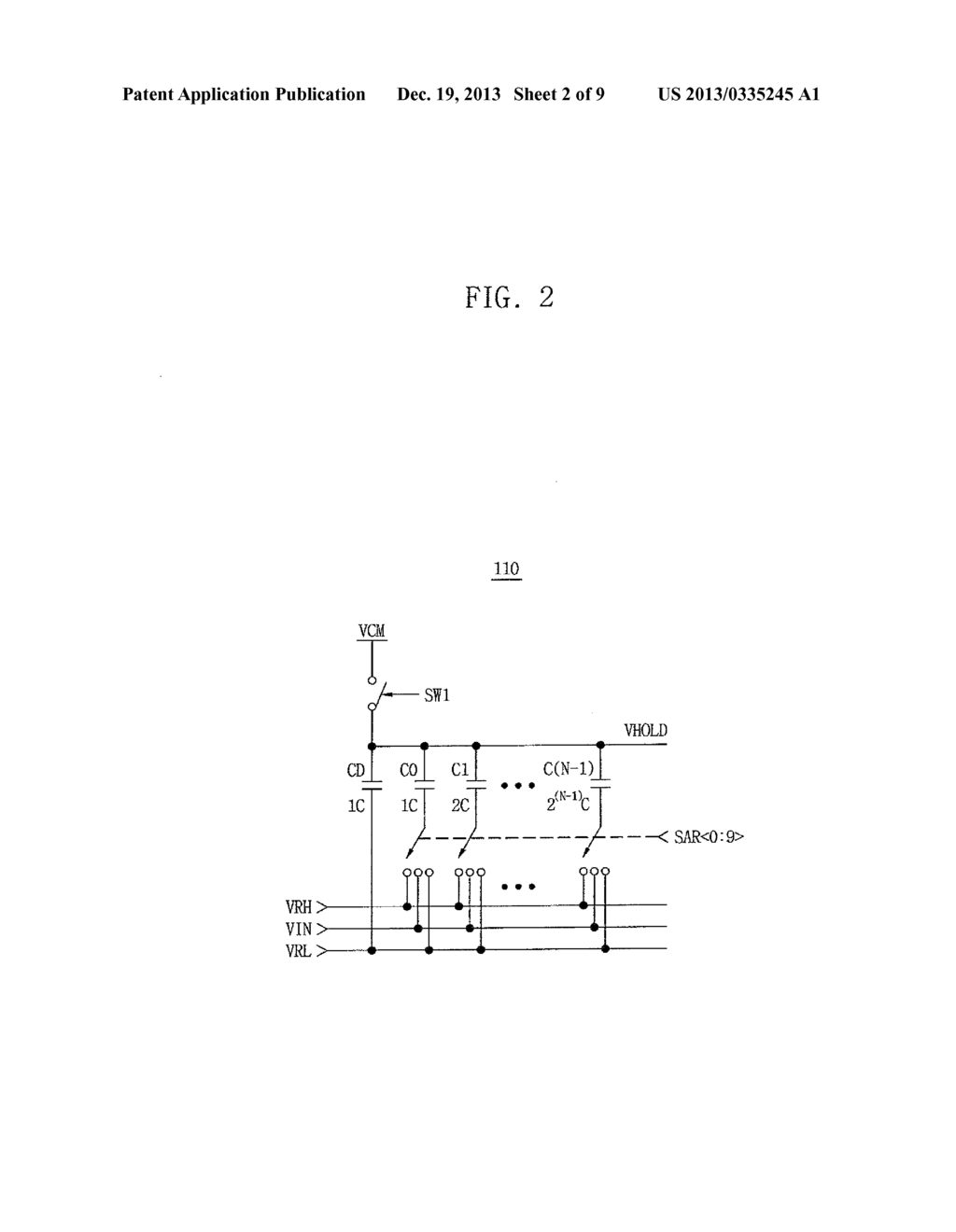 SUCCESSIVE APPROXIMATION ANALOG TO DIGITAL CONVERTER AND METHOD OF ANALOG     TO DIGITAL CONVERSION - diagram, schematic, and image 03