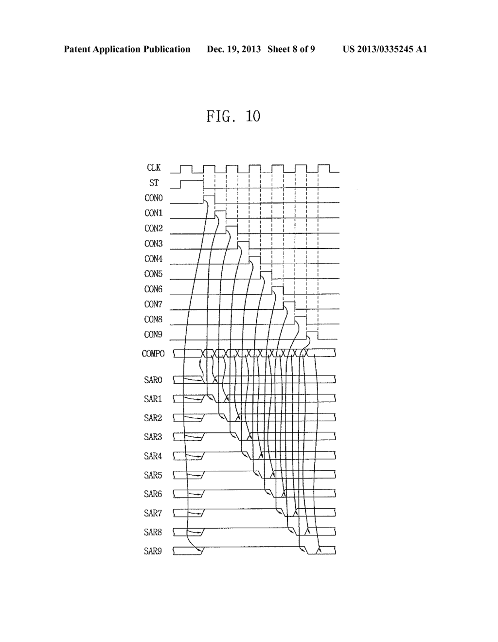 SUCCESSIVE APPROXIMATION ANALOG TO DIGITAL CONVERTER AND METHOD OF ANALOG     TO DIGITAL CONVERSION - diagram, schematic, and image 09