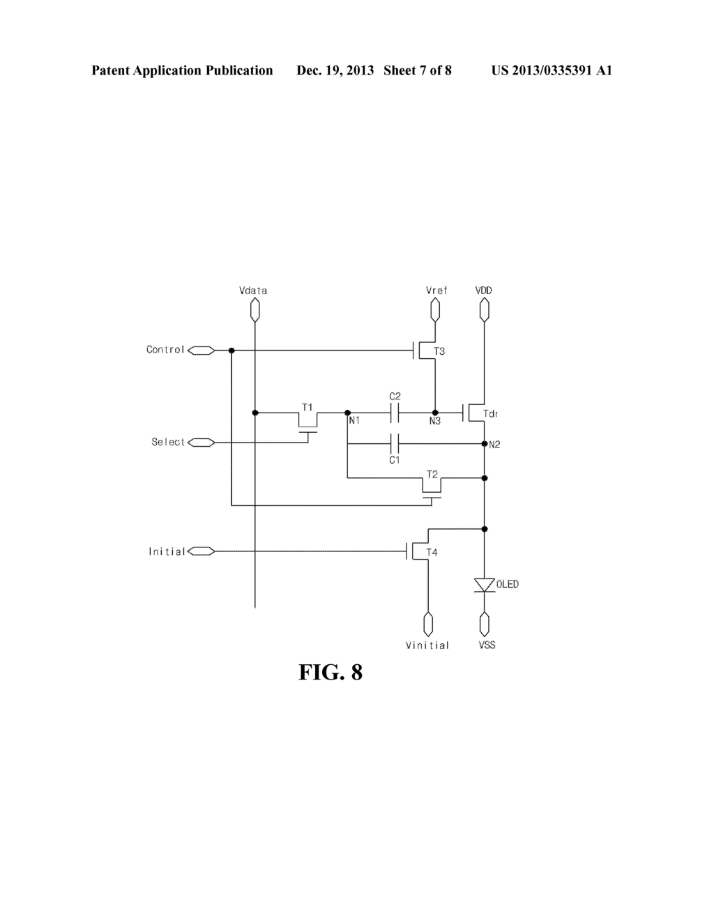 ORGANIC LIGHT EMITTING DIODE DISPLAY DEVICE AND METHOD OF DRIVING THE SAME - diagram, schematic, and image 08