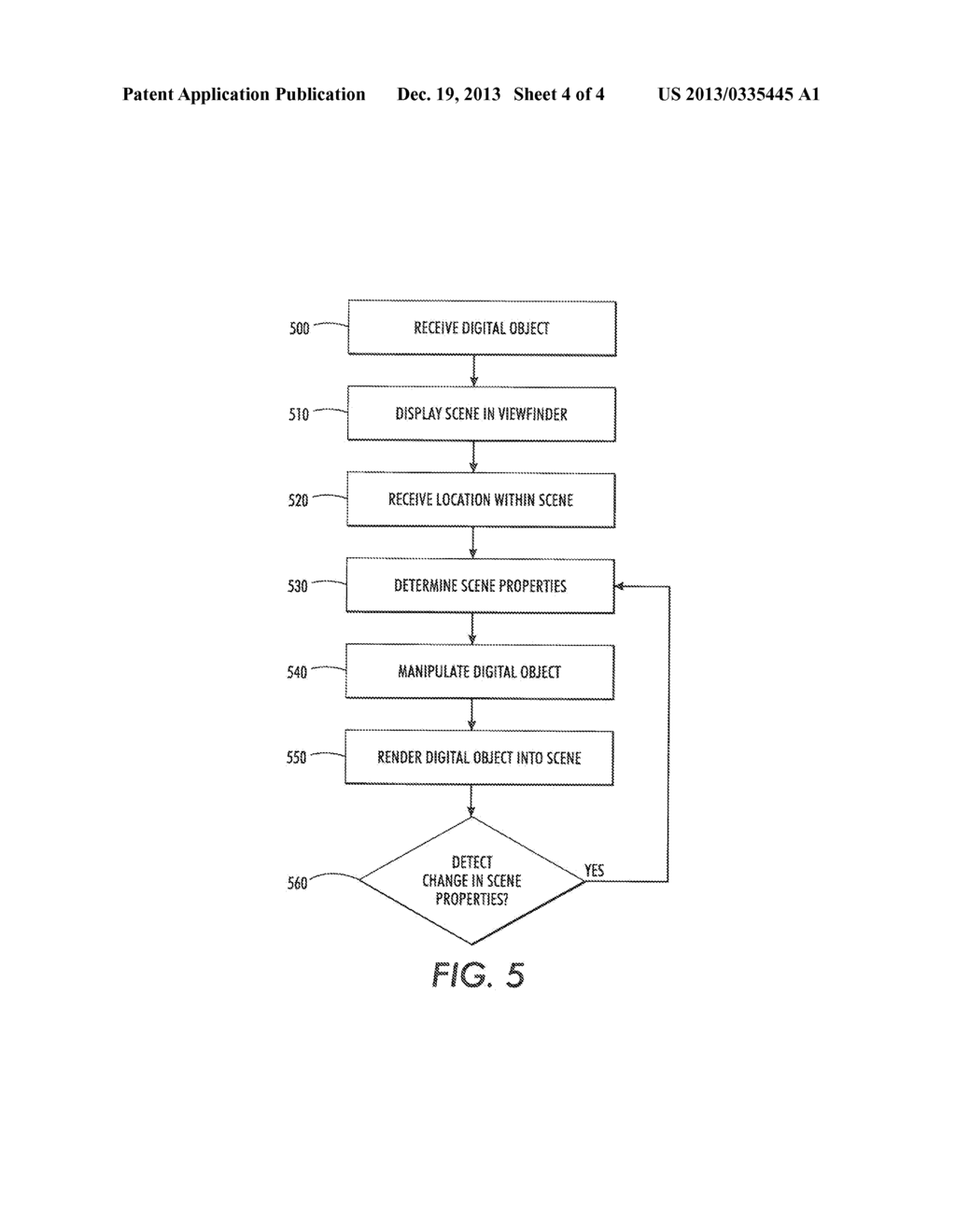 METHODS AND SYSTEMS FOR REALISTIC RENDERING OF DIGITAL OBJECTS IN     AUGMENTED REALITY - diagram, schematic, and image 05