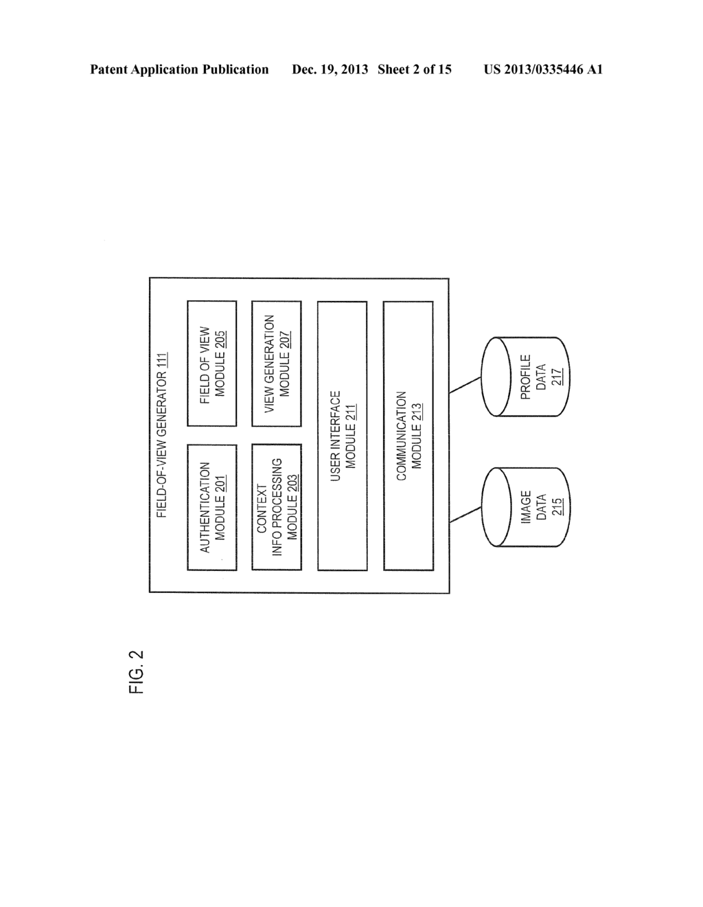 METHOD AND APPARATUS FOR CONVEYING LOCATION BASED IMAGES BASED ON A     FIELD-OF-VIEW - diagram, schematic, and image 03