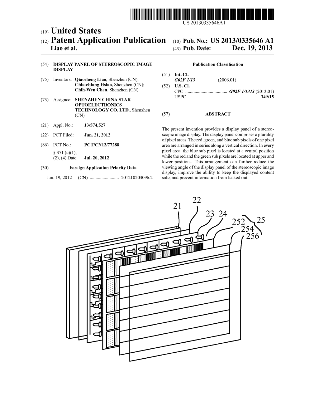 DISPLAY PANEL OF STEREOSCOPIC IMAGE DISPLAY - diagram, schematic, and image 01