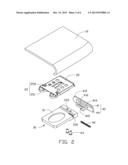 CHIP CARD HOLDER WITH PROTECTIVE COVER FOR PORTABLE ELECTRONIC DEVICES diagram and image