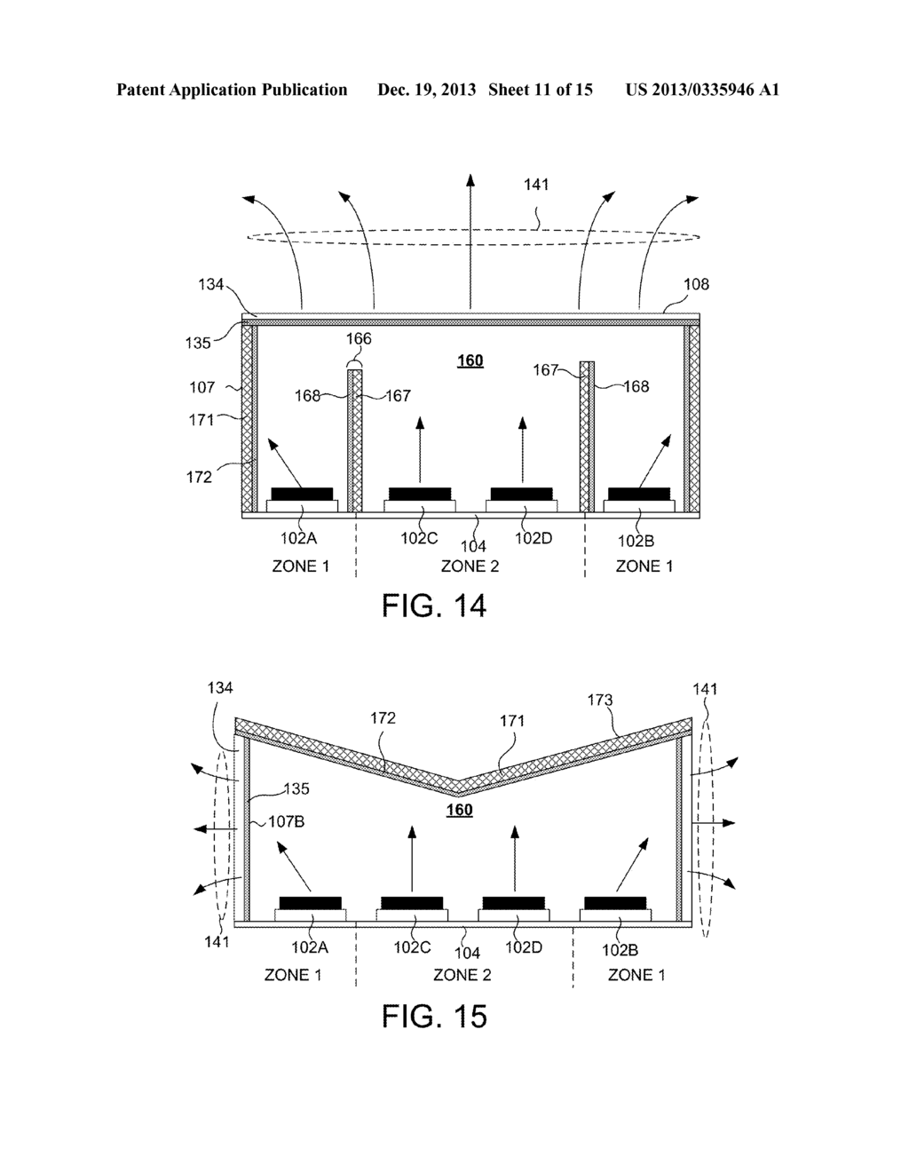 LED-BASED ILLUMINATION MODULE WITH PREFERENTIALLY ILLUMINATED COLOR     CONVERTING SURFACES - diagram, schematic, and image 12