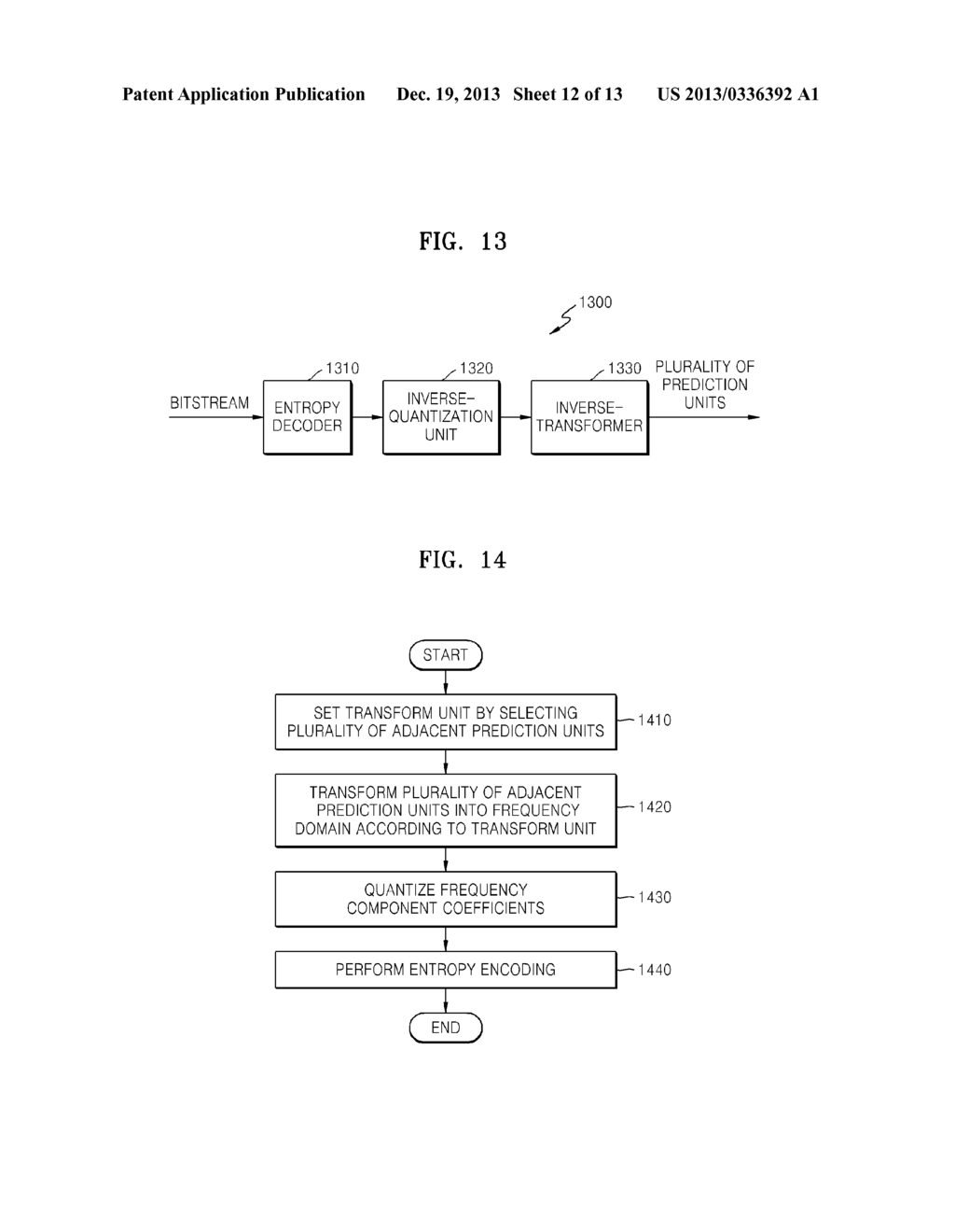 METHOD AND APPARATUS FOR ENCODING AND DECODING IMAGE BY USING LARGE     TRANSFORMATION UNIT - diagram, schematic, and image 13