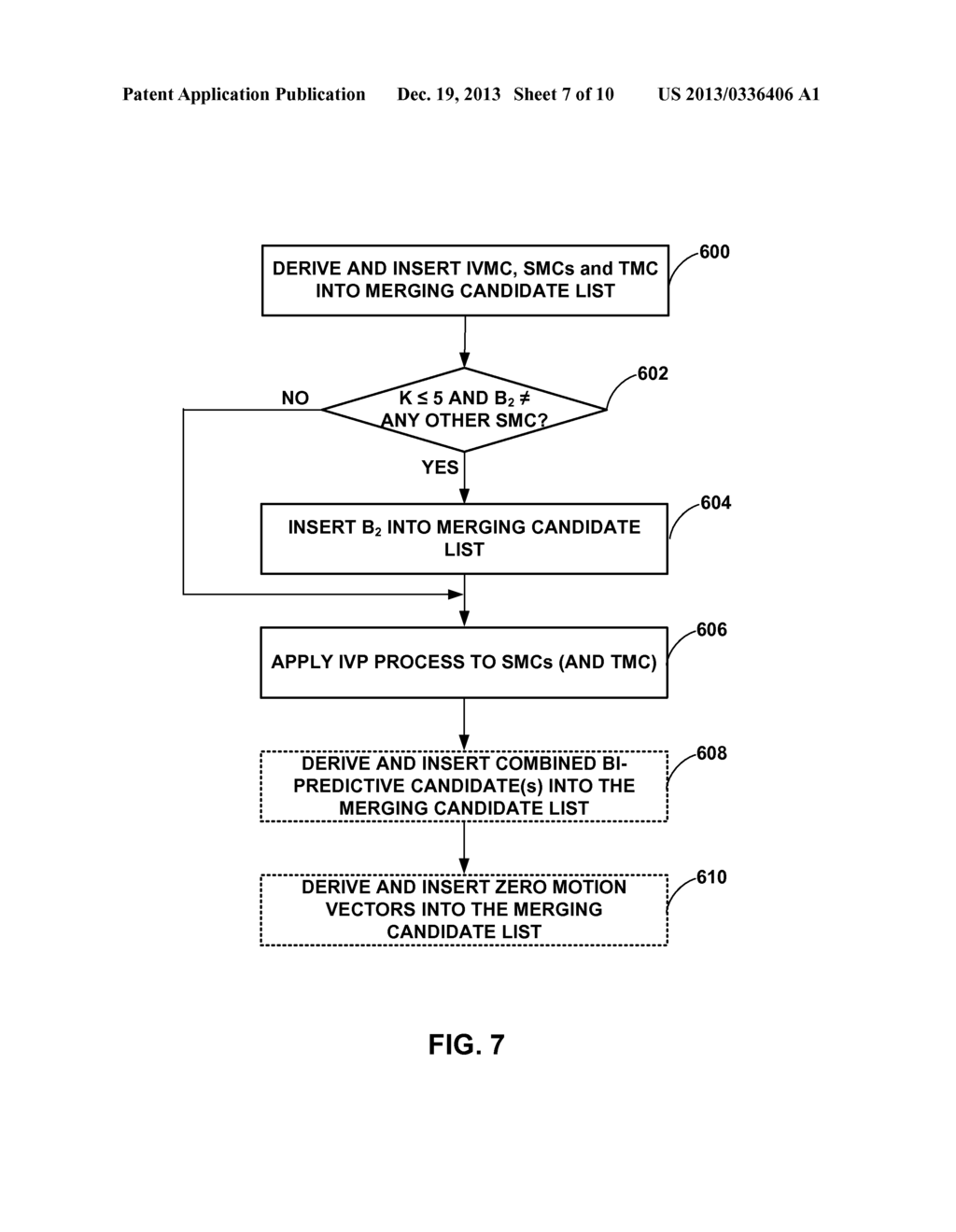 REDUNDANCY REMOVAL FOR MERGE/SKIP MODE MOTION INFORMATION CANDIDATE LIST     CONSTRUCTION - diagram, schematic, and image 08