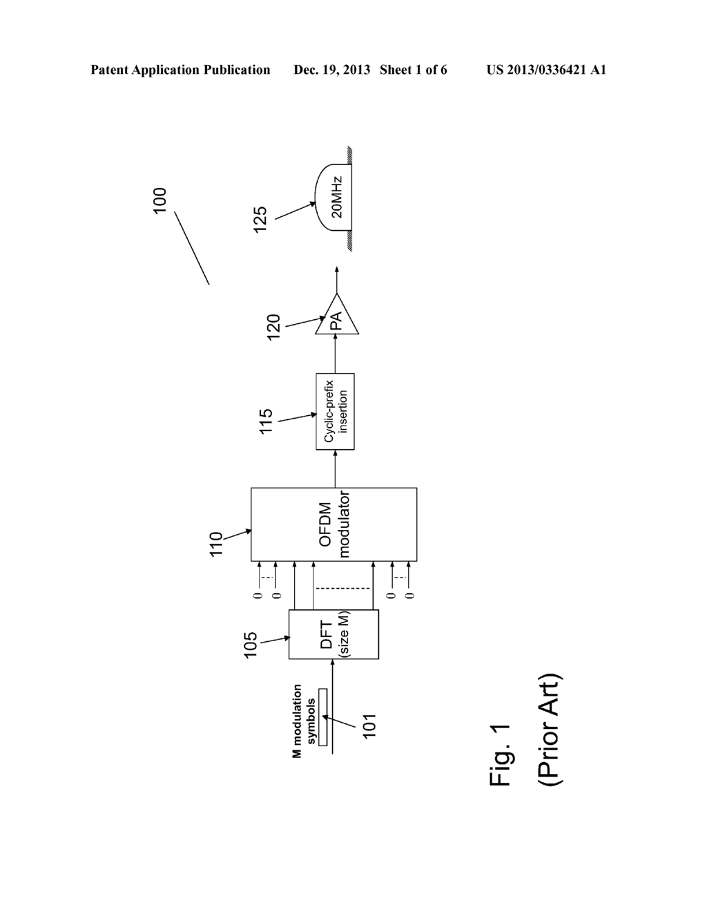 Technique for Transmitting on Multiple Frequency Resources in a     Telecommunication System - diagram, schematic, and image 02