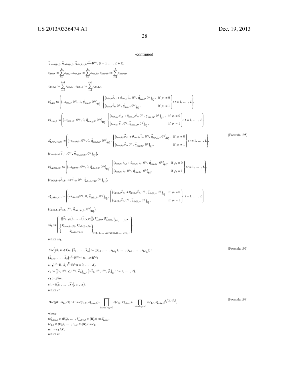 CRYPTOGRAPHIC PROCESSING SYSTEM, KEY GENERATION DEVICE, ENCRYPTION DEVICE,     DECRYPTION DEVICE, KEY DELEGATION DEVICE, CRYPTOGRAPHIC PROCESSING     METHOD, AND CRYPTOGRAPHIC PROCESSING PROGRAM - diagram, schematic, and image 49