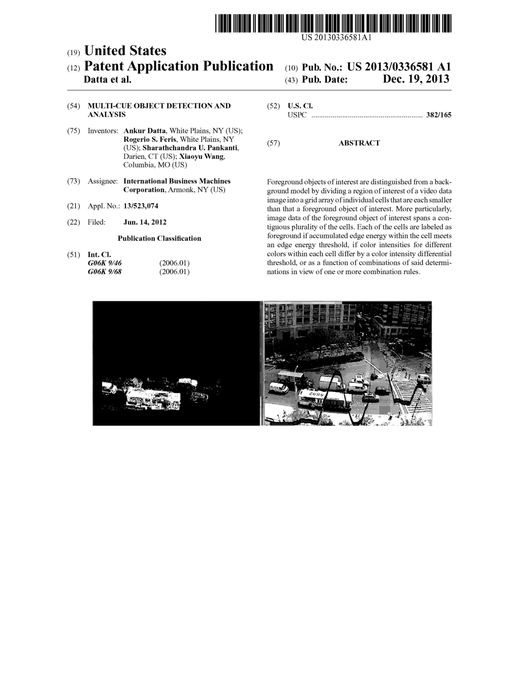 MULTI-CUE OBJECT DETECTION AND ANALYSIS - diagram, schematic, and image 01