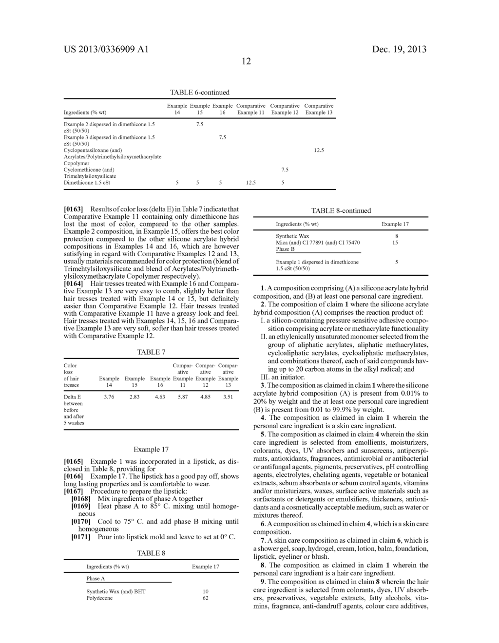 PERSONAL CARE AND HEALTH CARE COMPOSITIONS - diagram, schematic, and image 13