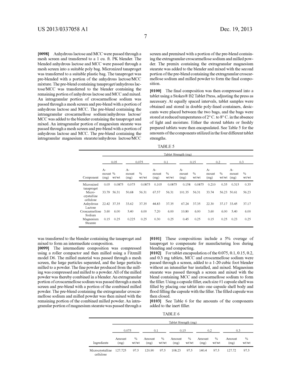 Micronized Tanaproget and Compositions Containing Same - diagram, schematic, and image 08