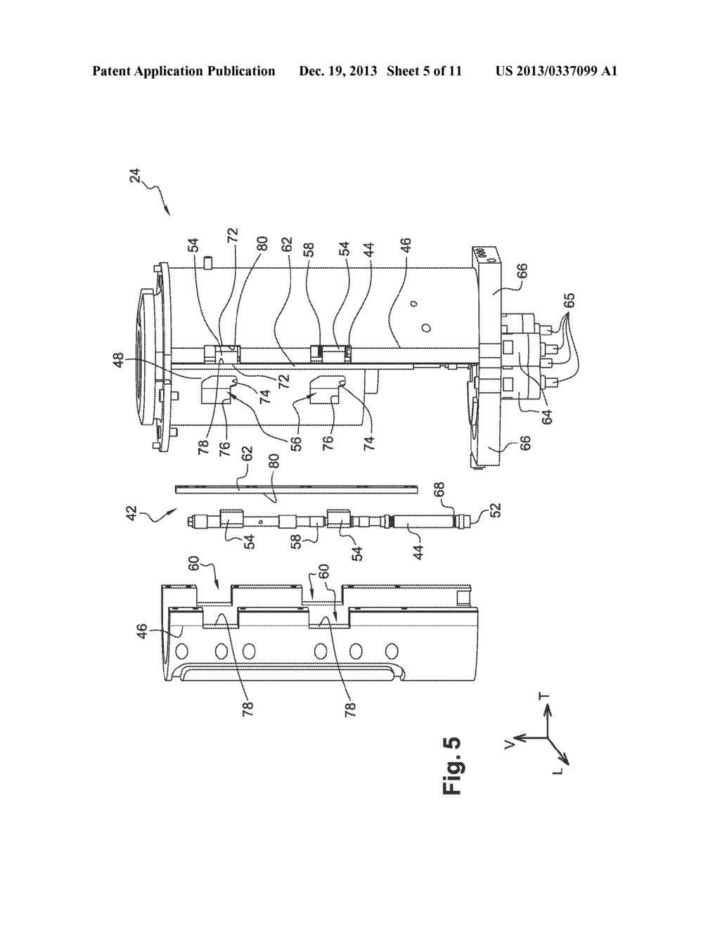 AUTOMATED SYSTEM FOR CHANGING A MOLD OF A MOLDING UNIT WITH WHICH A     MACHINE FOR MANUFACTURING CONTAINERS IS PROVIDED - diagram, schematic, and image 06