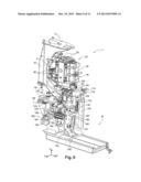 AUTOMATED SYSTEM FOR CHANGING A MOLD OF A MOLDING UNIT WITH WHICH A     MACHINE FOR MANUFACTURING CONTAINERS IS PROVIDED diagram and image