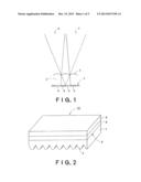 INK JET RECORDING MEDIUM WITH LENTICULAR LENSES diagram and image