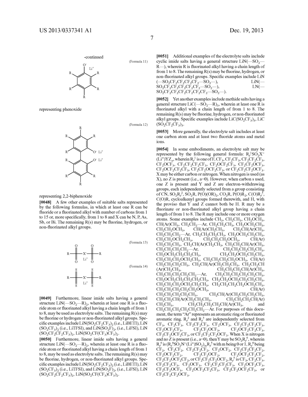 FLUOROALKYL CONTAINING SALTS COMBINED WITH FLUORINATED SOLVENTS FOR     ELECTROLYTES - diagram, schematic, and image 14